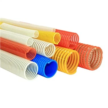PVC spiralinė pynė sustiprinta siurbimo žarna